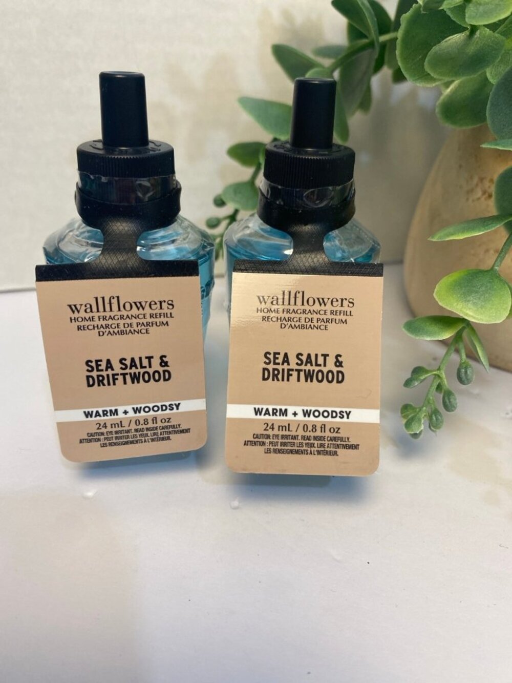Sea Salt & Driftwood Bath & Body Works 2 New Home Fragrance Wallflowers